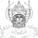 king gizzard and the lizard wizard psychedelic tattoo design idea