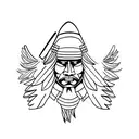 apache warrior tattoo design idea