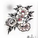 Cherry tattoo design idea