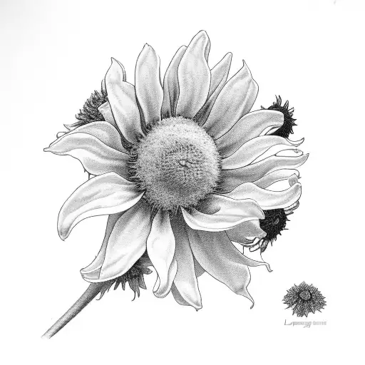  Lewis' mock-orange (Wildflower in WA)  Phlox (Wildflower in WA)  Arrowleaf balsamroot (Wildflower in WA) Bulbous Butter tattoo design idea