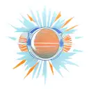 Miami Dolphin Logo but replace the orange sun ring with an orange rochester, NY flower city logo tattoo design idea