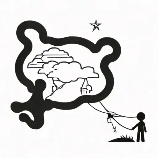 Sky no limit tattoo design idea