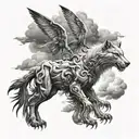 Sky no limit tattoo design idea