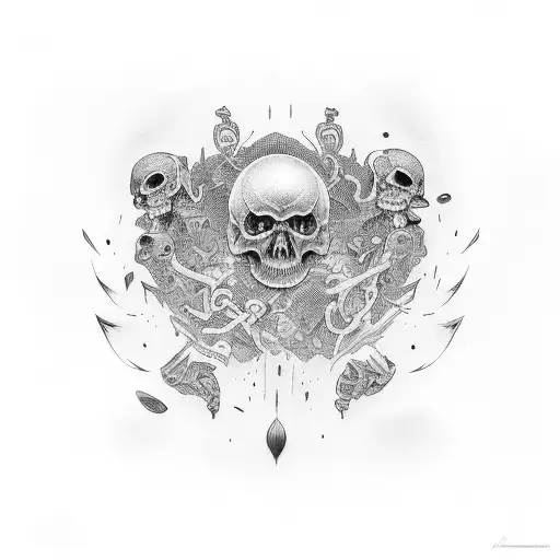 Brother dead, father dead, Kids liah and lucas  tattoo design idea