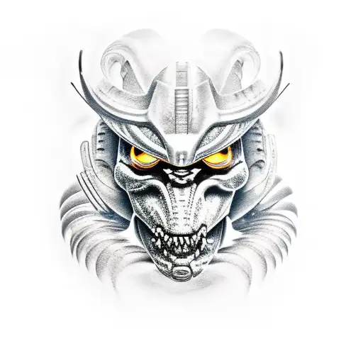 predator tattoo design idea