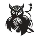 owl tattoo design idea