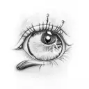 a rainstorm  tattoo design idea