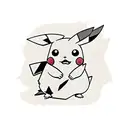pikachu tattoo design idea