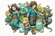 Animation characters full leg sleeve tattoo, disney, the last airbender, snorlax, pokemon, tangled, brave (Merida),  tattoo design idea