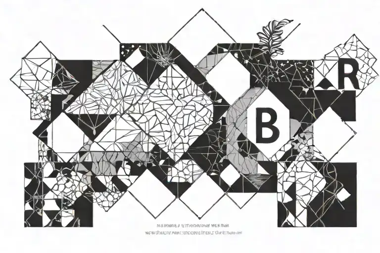 Romans 8:28 bible verse tattoo design idea