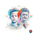  Cameron and Aiden with the word legacy  tattoo design idea