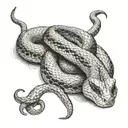 anaconda tattoo design idea