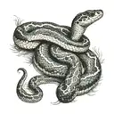 anaconda tattoo design idea