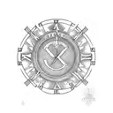 Roman numerals for the date October 7th 2000. incorporate adoption in some sort of way. a manly tattoo tattoo design idea