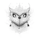 Entrepreneur wearing a face mask tattoo design idea