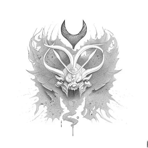sacrifice mark tattoo design idea