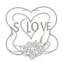 self-love tattoo design idea