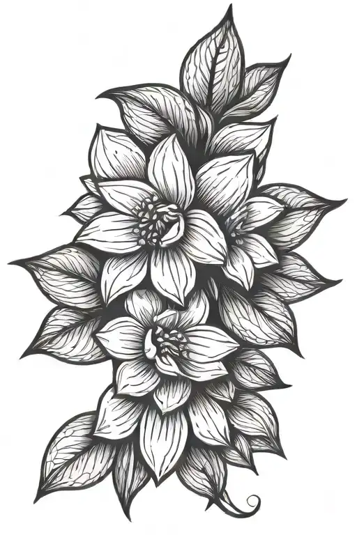 almond design tattoo design idea