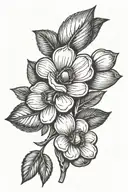 almond design tattoo design idea