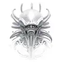 xenomorph alien tattoo design idea