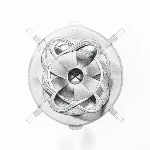 infinity symbol diving  tattoo design idea