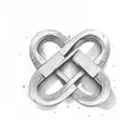 infinity symbol diving  tattoo design idea