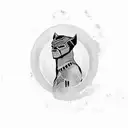 black woman with a head black panther over your head tattoo design idea