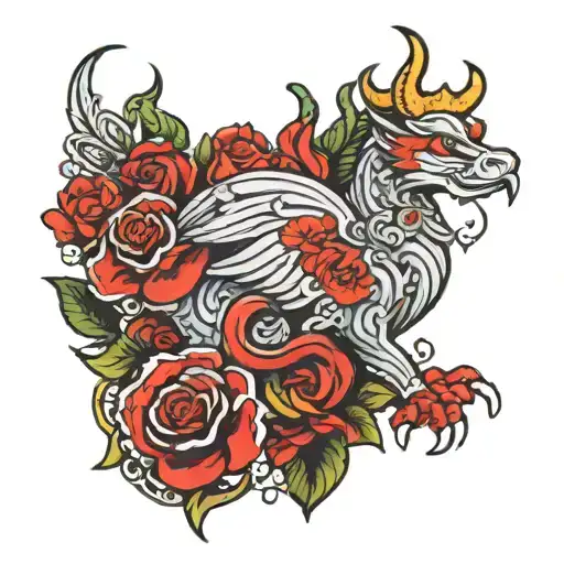 wales switzerland tattoo design idea