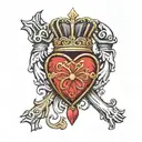 claddagh tattoo design idea