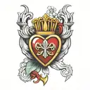 claddagh tattoo design idea