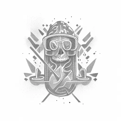 growth mindset text gothic font tattoo design idea