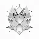 growth mindset gothic font tattoo design idea