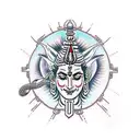 Arises, Mahadev Shiva,Hanman tattoo design idea