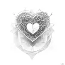 Love, Trust, Faith, God, Journey, Story, Heart, Labyrinth, Relationship, Redemption, Transformation, Resilience, Husband tattoo design idea