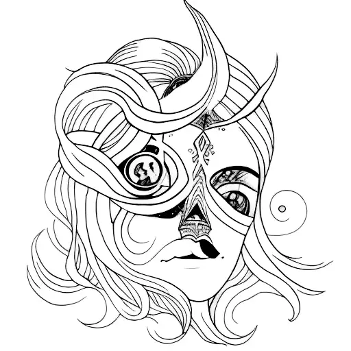 lilith tattoo design idea