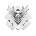 open ritual space tattoo design idea