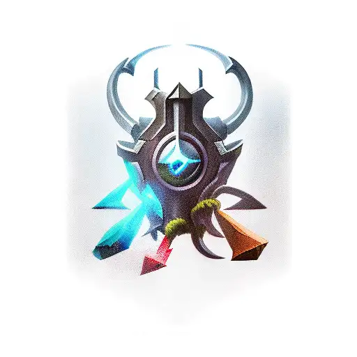 Dota 2 oracle tattoo design idea