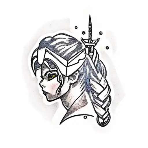 Aloy of Horizon Zero Dawn tattoo design idea