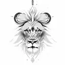 Lion 2002 roaring tattoo design idea