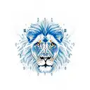 Lion 2002 roaring tattoo design idea