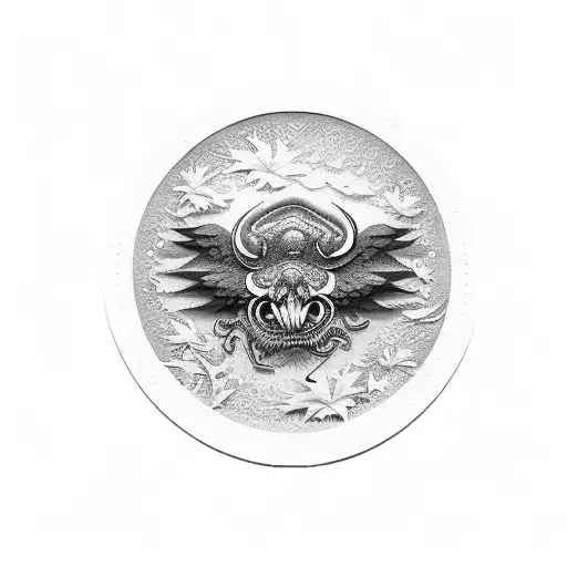 korean stamp tattoo design idea