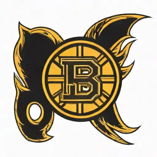 Boston bruins tattoo design idea