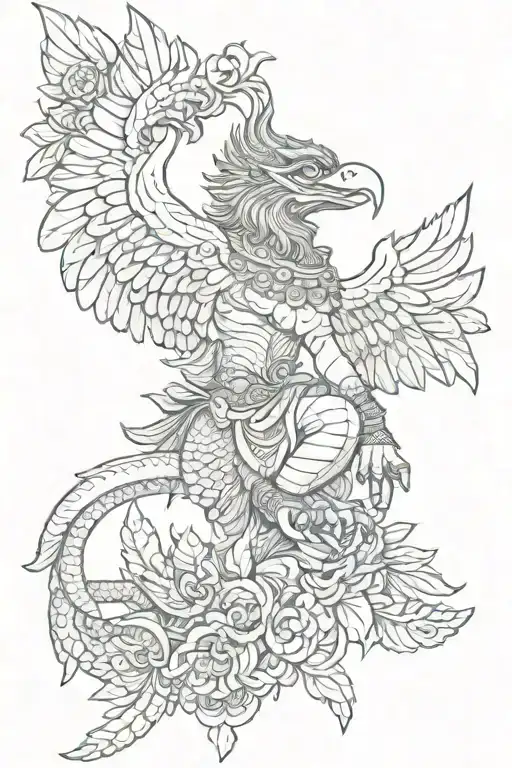 garuda tattoo design idea