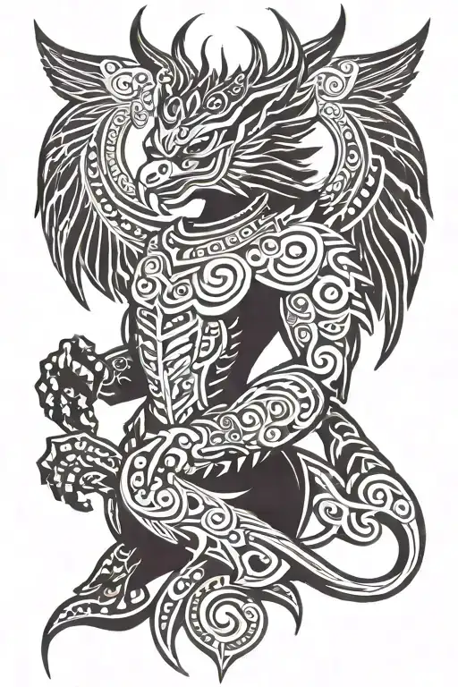 garuda tattoo design idea