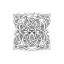 Celtic Knot tattoo design idea