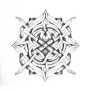 celtic knots tattoo design idea