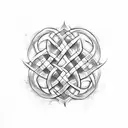 celtic knots tattoo design idea