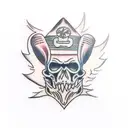 hunting  tattoo design idea