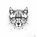 cheetah  tattoo design idea