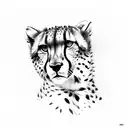 cheetah  tattoo design idea